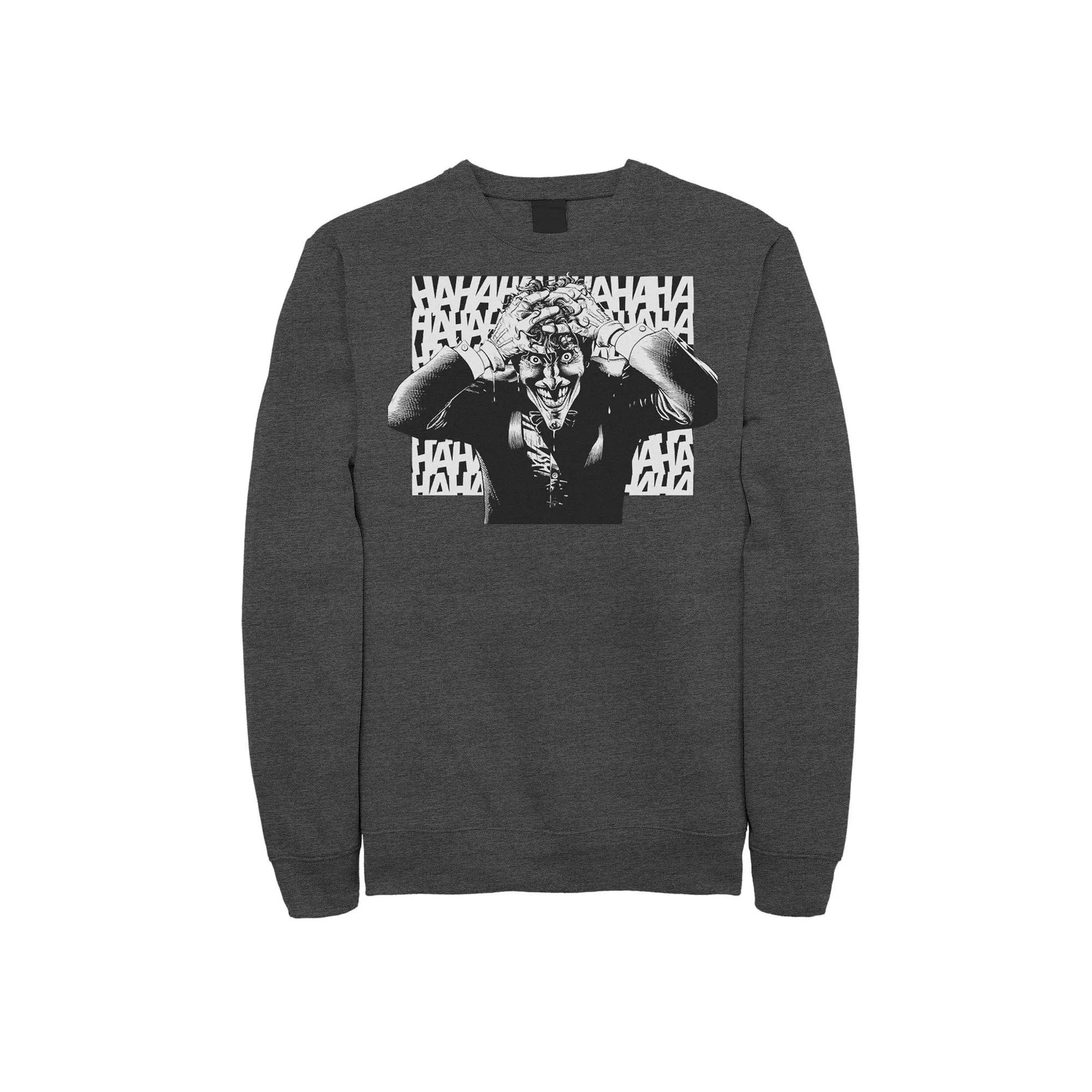 Men's DC Comics The Joker HAHAHA Sweatshirt,  Product Image