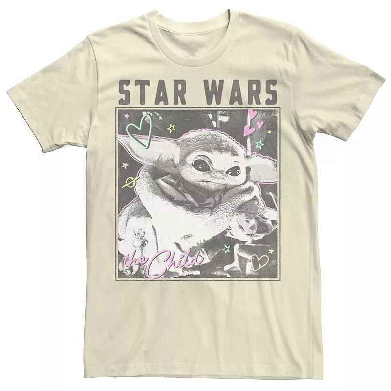 Men's Star Wars The Child Doodle Photo Tee, Size: Large, Natural Product Image