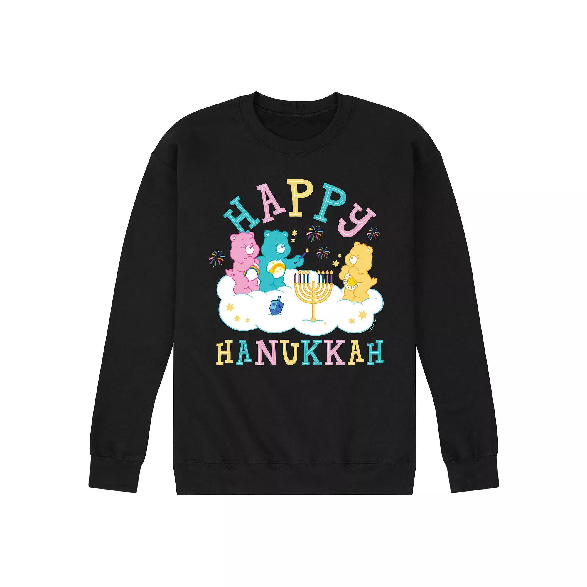 Men's Care Bears Happy Hanukkah Fleece Sweatshirt,  Product Image
