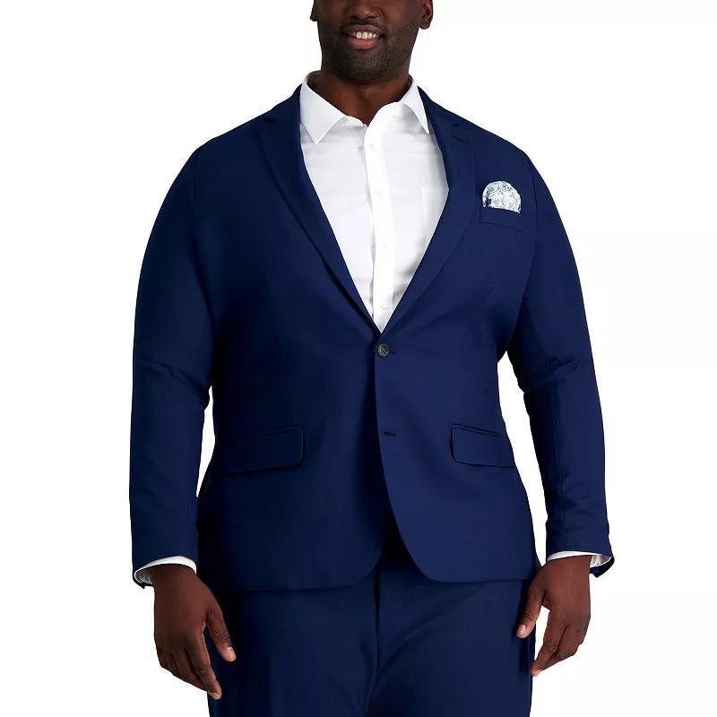 Big & Tall Haggar Smart Wash Repreve Suit Jackets, Mens Black Product Image