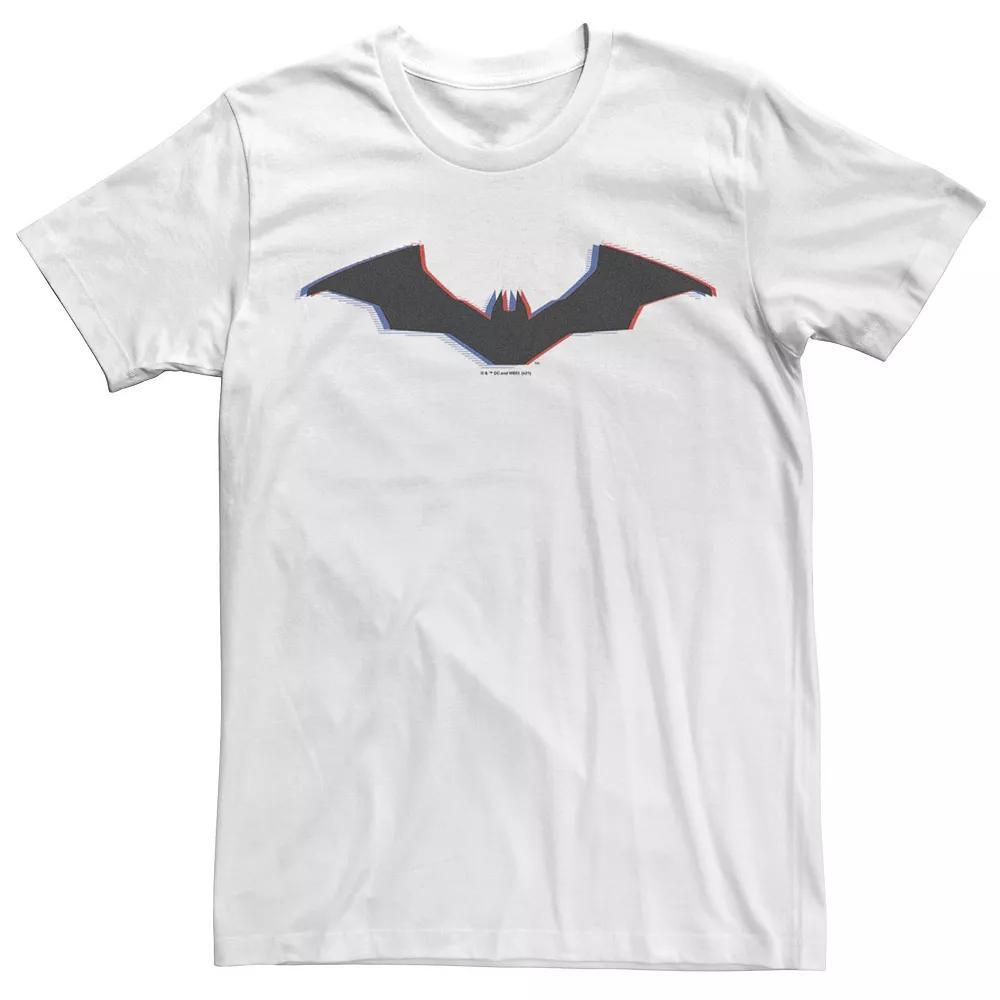 Men's DC Batman Glitch Batman Logo Tee,  Product Image
