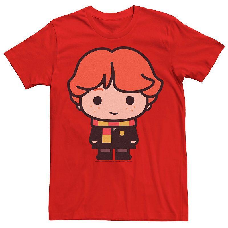 Mens Harry Potter Ron Weasley Cute Cartoon Portrait Tee Product Image