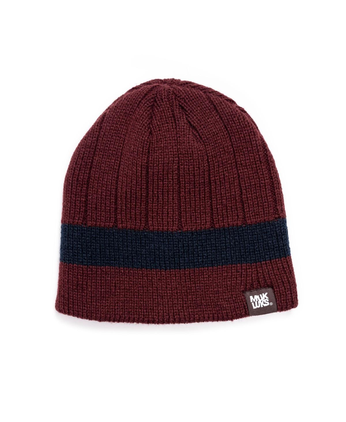 Mens MUK LUKS Ribbed Beanie Product Image