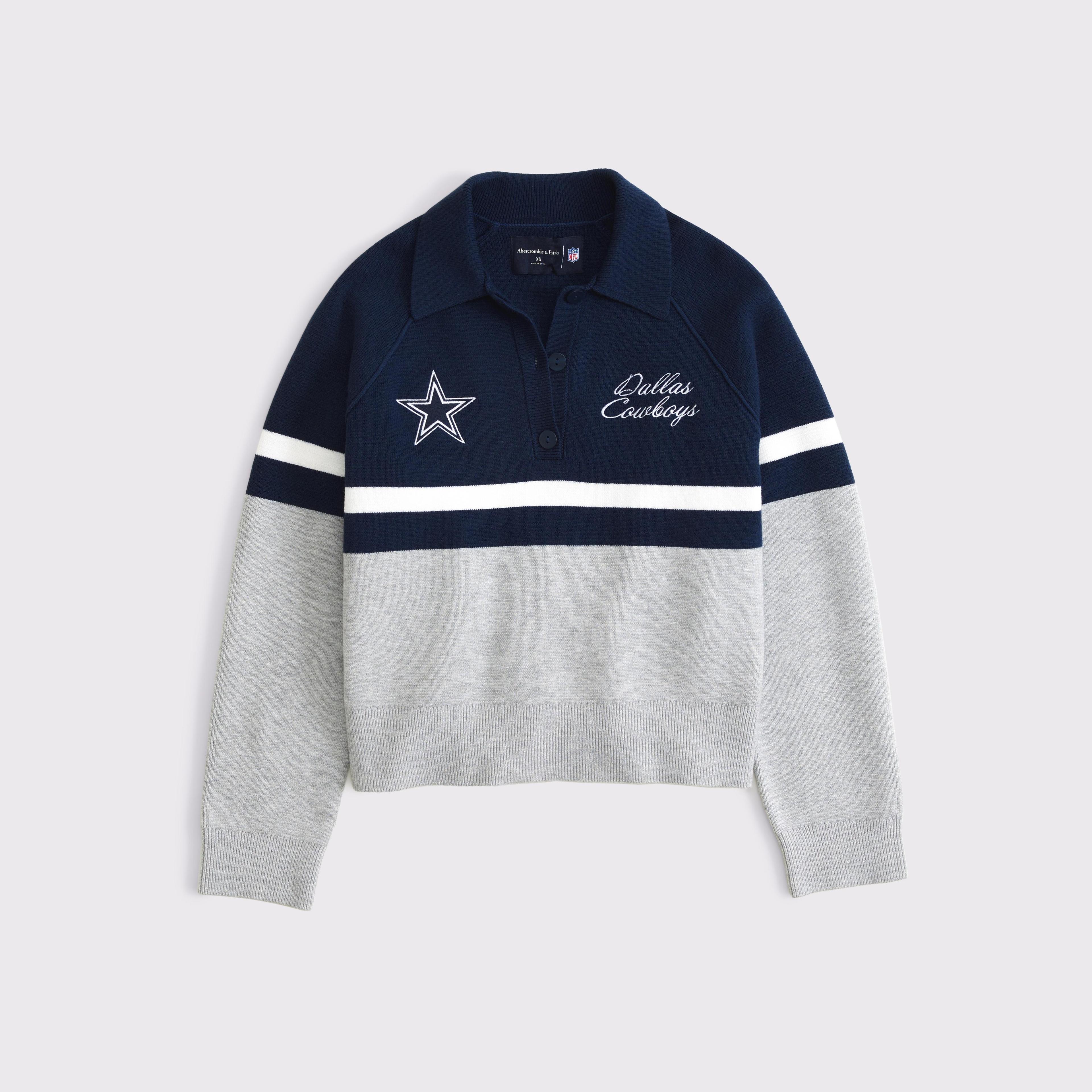 Dallas Cowboys LuxeLoft Sweater Polo Product Image