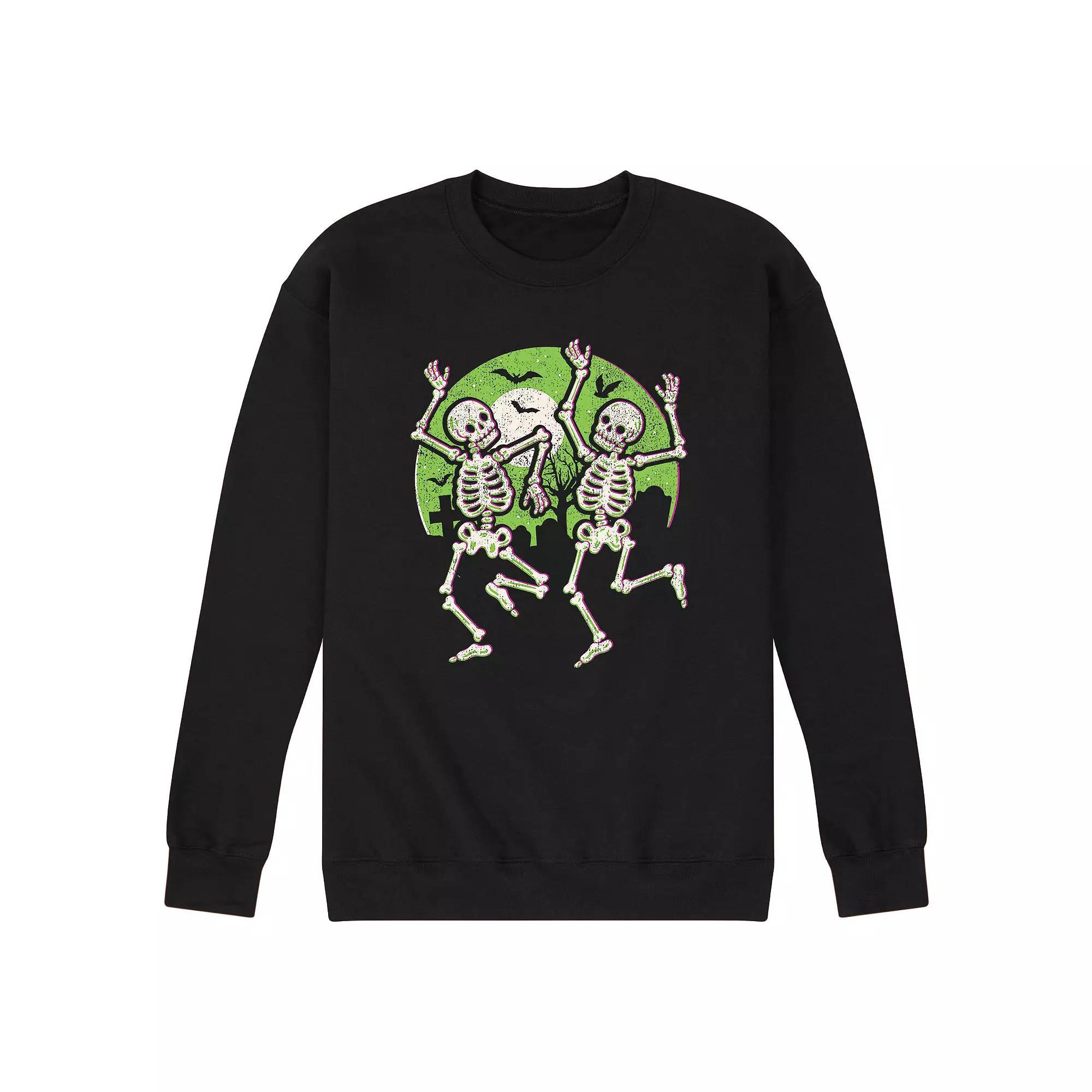 Men's Dancing Skeletons Graphic Fleece,  Product Image