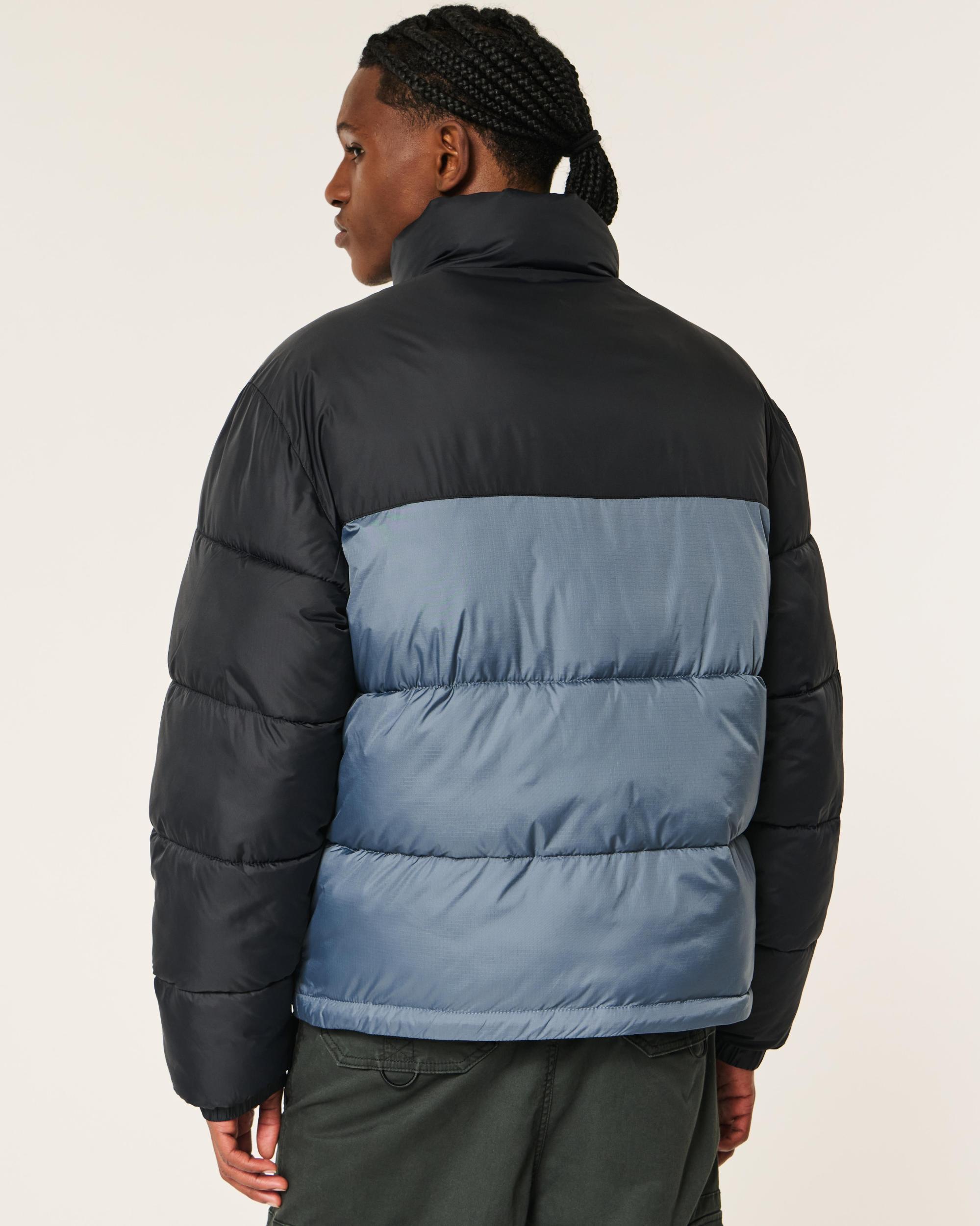 Boxy Mock-Neck Puffer Jacket Product Image