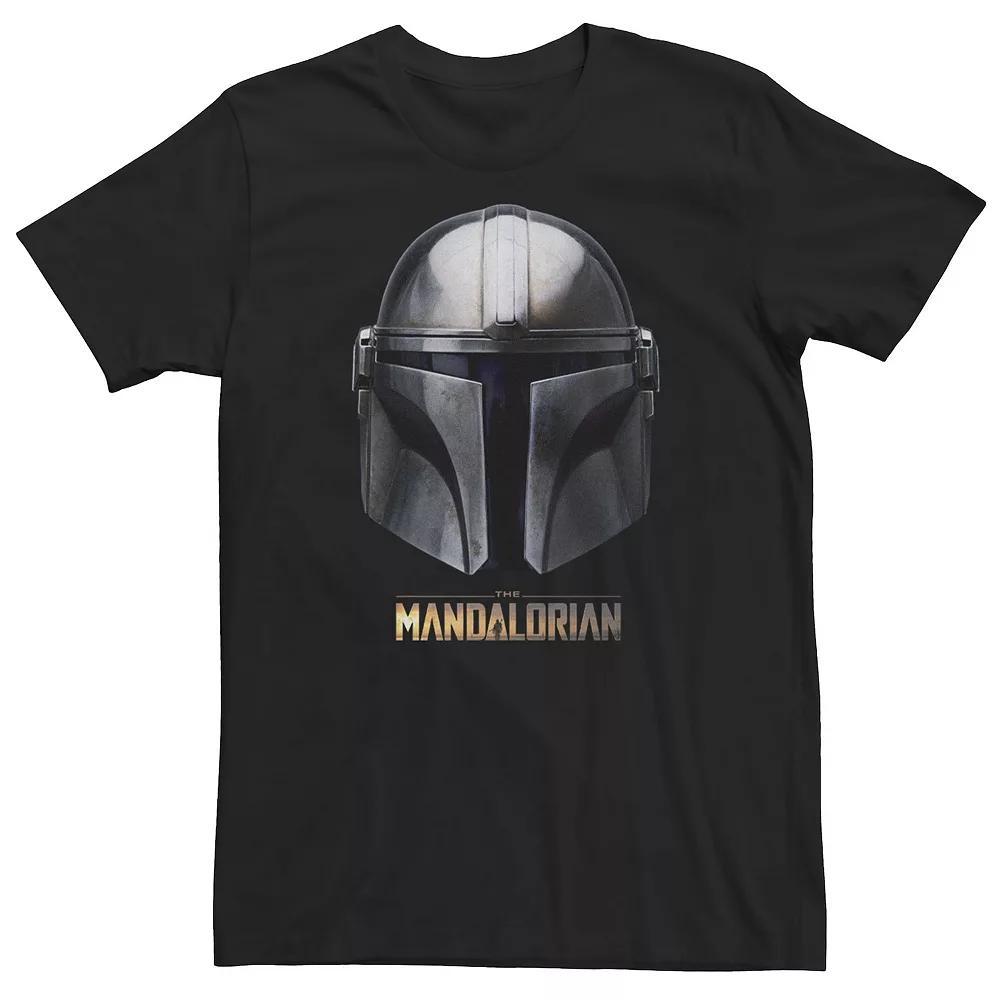 Big & Tall Star Wars The Mandalorian Helmet Tee, Men's,  Product Image