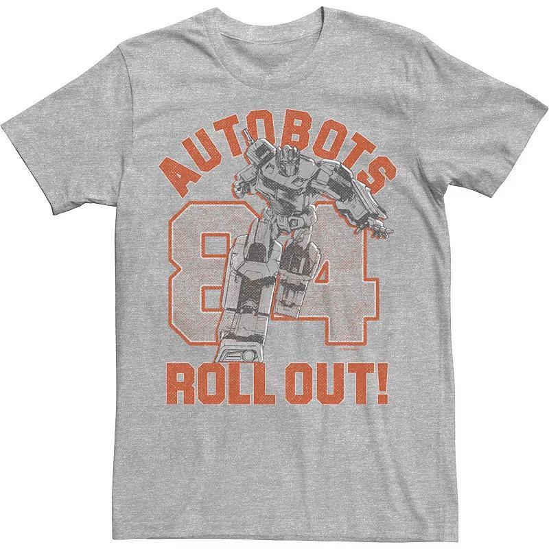 Mens Transformers Autobots Roll Out 84 Tee Athletic Grey Product Image