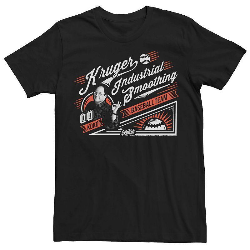 Men's Seinfeld George Kruger Industrial Team Tee, Size: Large, Black Product Image