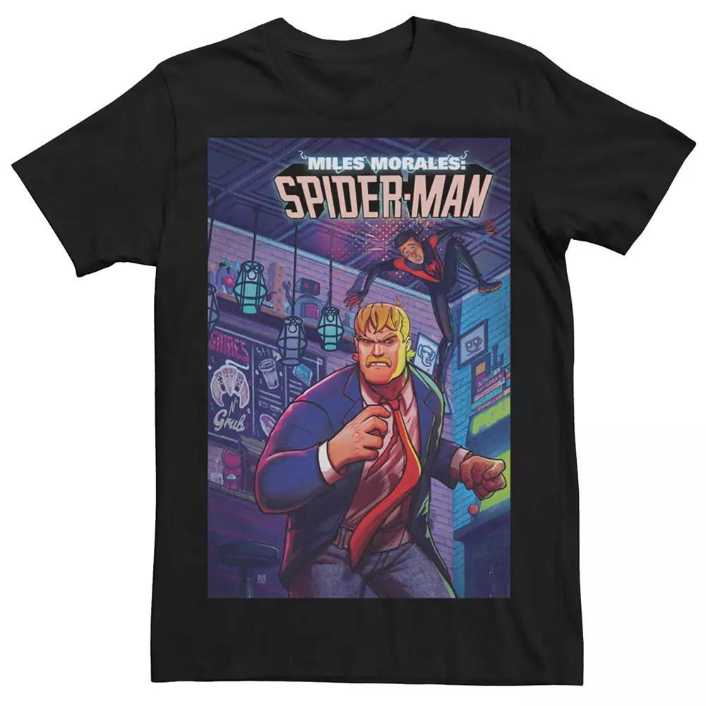 Juniors' Marvel's Miles Morales Spider-Man Comic Cover Tee, Men's,  Product Image