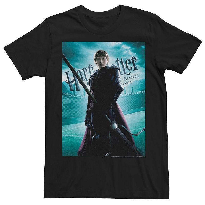 Mens Harry Potter Half-Blood Prince Ron Weasley Poster Graphic Tee Product Image