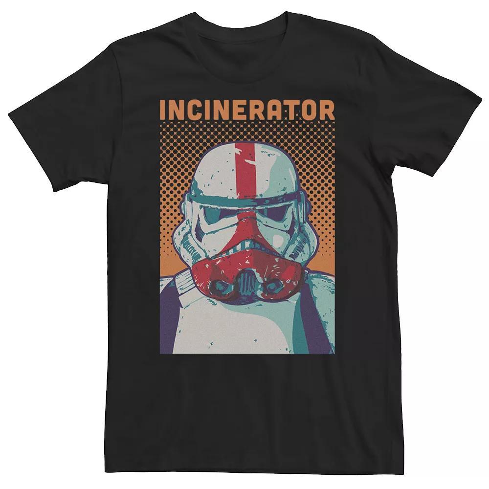 Big & Tall Star Wars The Mandalorian Incinerator Trooper Comic Portrait Tee, Mens Product Image