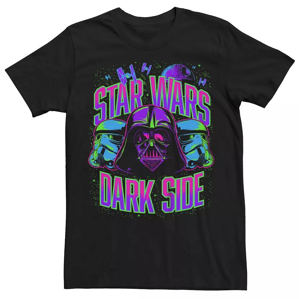 Big & Tall Star Wars Dark Side Neon Art Graphic Tee, Men's,  Product Image
