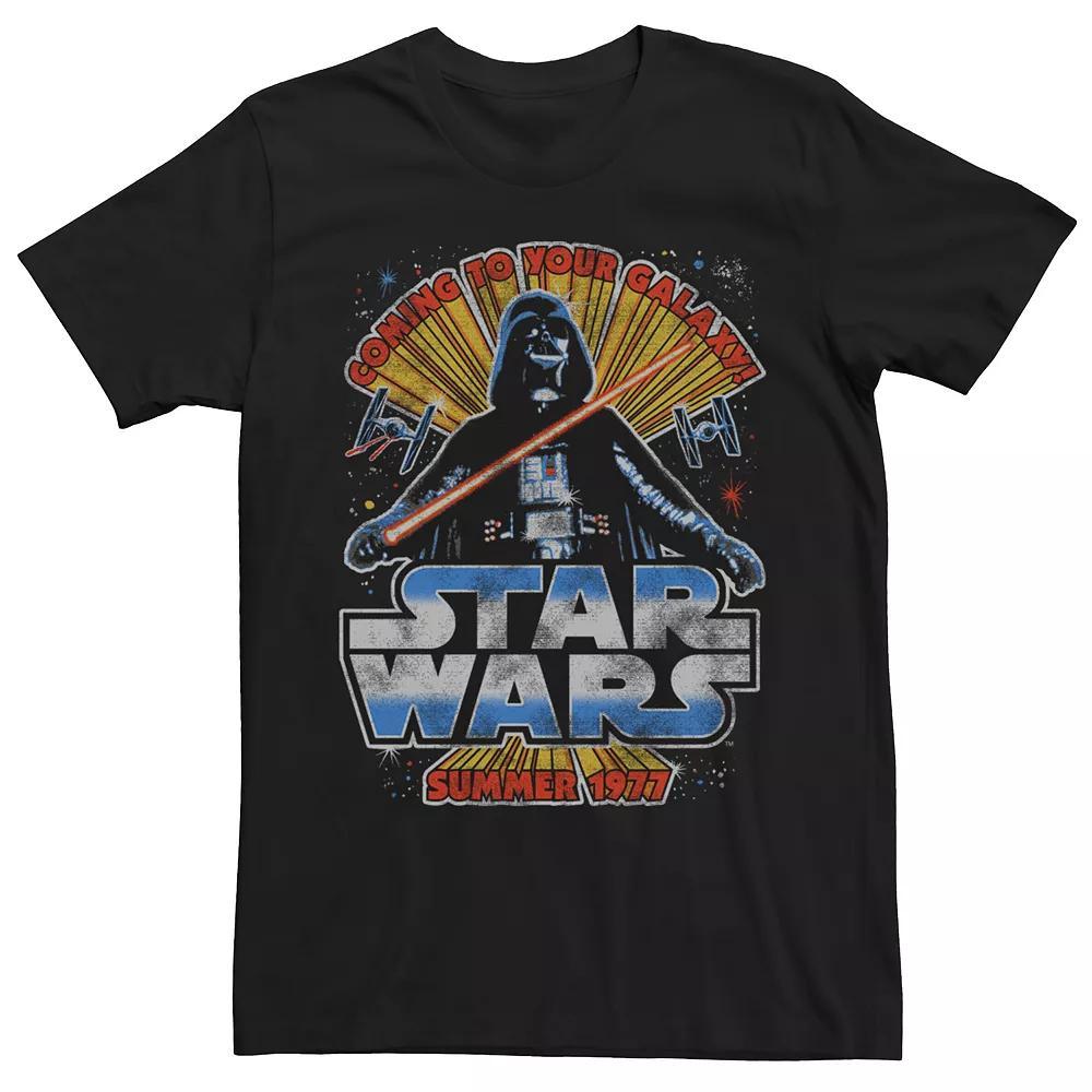 Men's Star Wars Darth Vader Coming To Your Galaxy Retro Tee,  Product Image