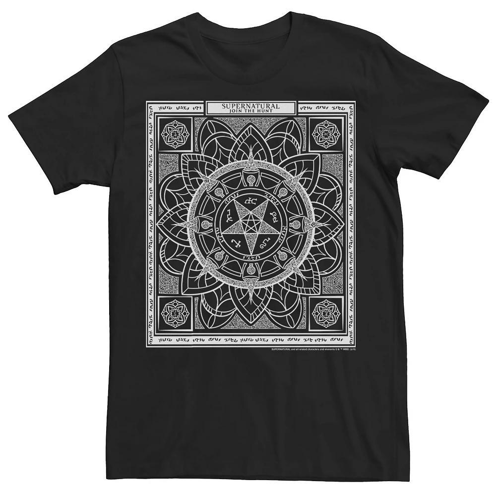Men's Supernatural Join The Hunt Geometric Poster Tee,  Product Image