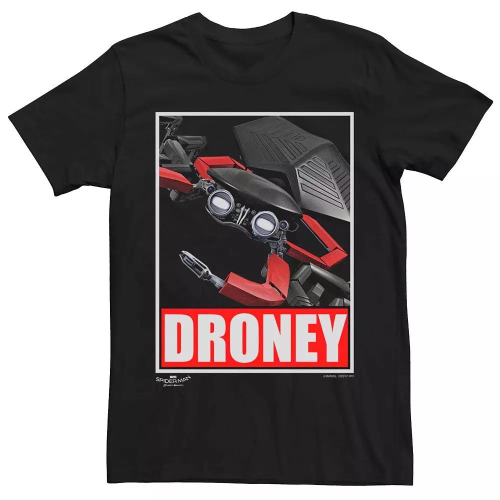 Men's Marvel Spider-Man Droney Poster Tee,  Product Image