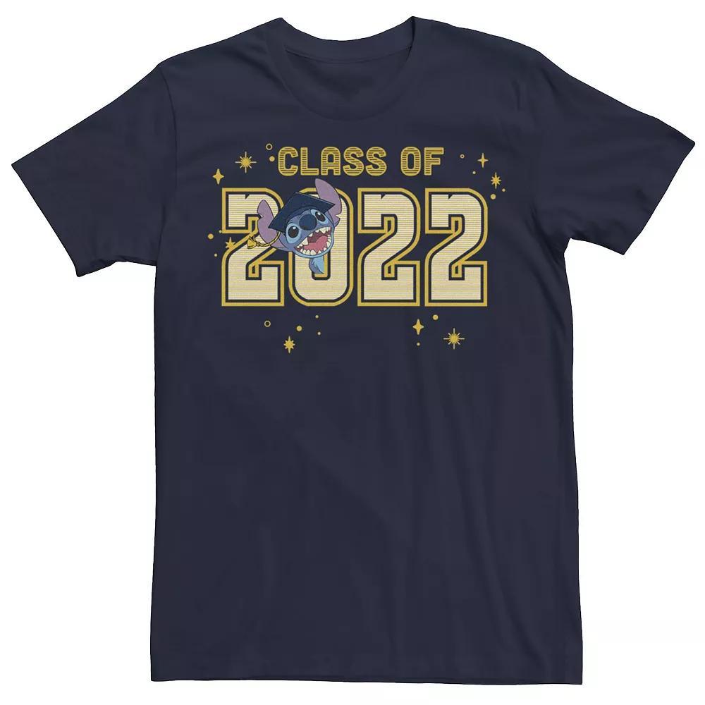 Disney's Lilo and Stitch Class Of 2022 Men's Tee, Size: Medium, Blue Product Image