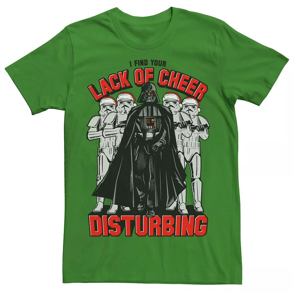 Men's Star Wars Darth Vader Lack Of Cheer Is Disturbing Tee,  Product Image