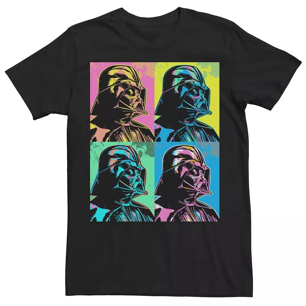 Men's Star Wars Darth Vader Colorful Portrait Panel Box Tee,  Product Image