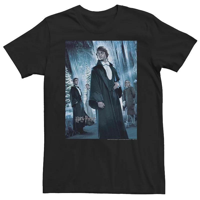 Big & Tall Harry Potter Goblet Of Fire Yule Ball Character Poster Tee, Men's, Size: 5XL, Black Product Image