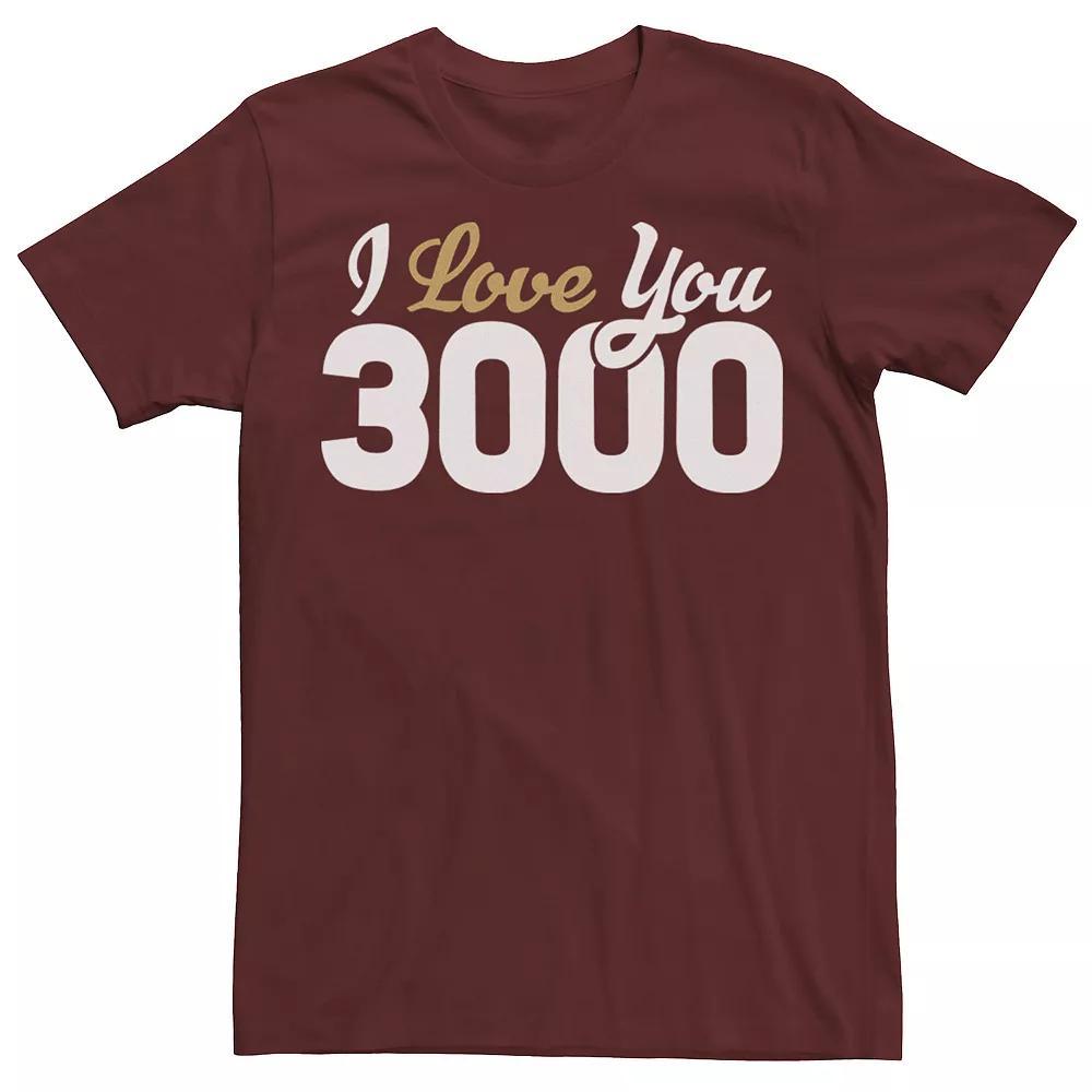 Men's Marvel Avengers Endgame Iron Man I Love You 3000 Tee, Size: XL, Red Product Image