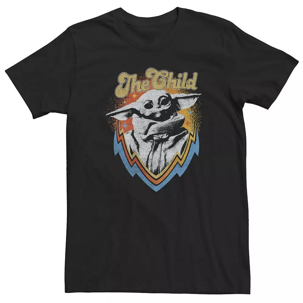 Big & Tall Star Wars The Mandalorian The Child Retro Badge Tee, Men's,  Product Image