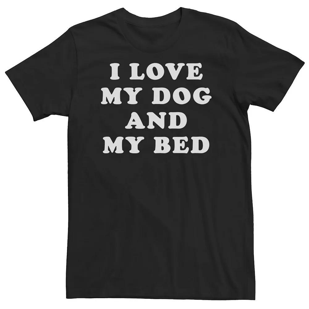 Big & Tall Fifth Sun "I Love My Dog And My Bed" Tee, Men's,  Product Image