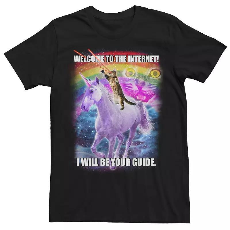 Mens Internet Unicorn Graphic Tee Product Image