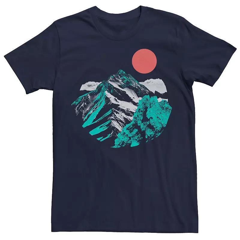 Men's Fifth Sun Artsy Mountain Range Tee, Size: XXL, Blue Product Image