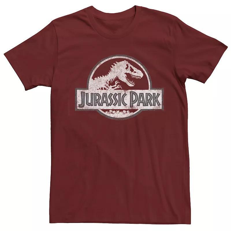 Men's Jurassic Park Logo Tee, Size: XL, Red Product Image