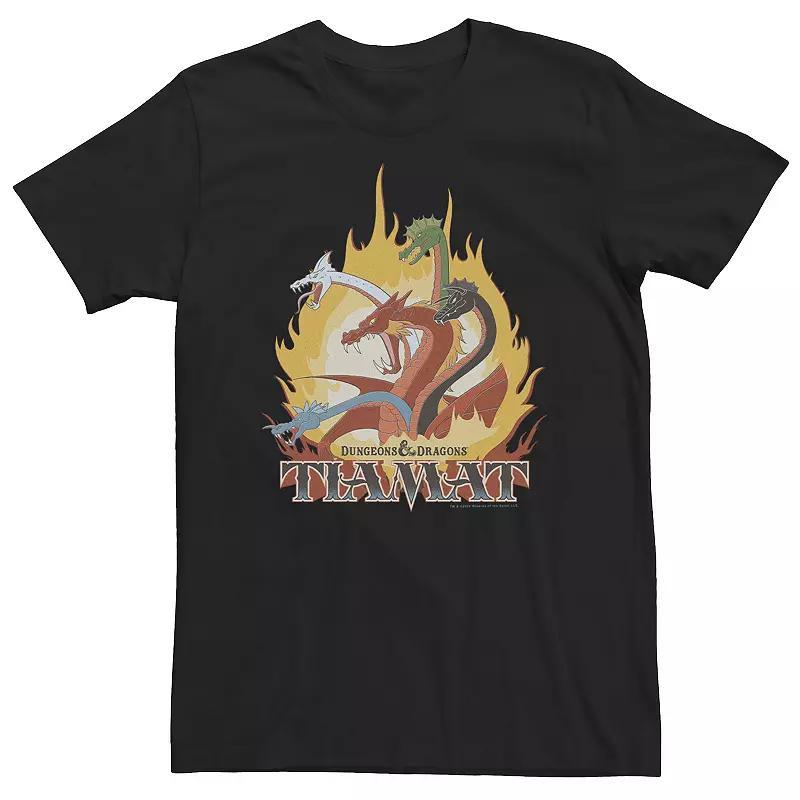 Big & Tall Dungeons & Dragons Tiamat Flames Portrait Tee, Men's,  Product Image