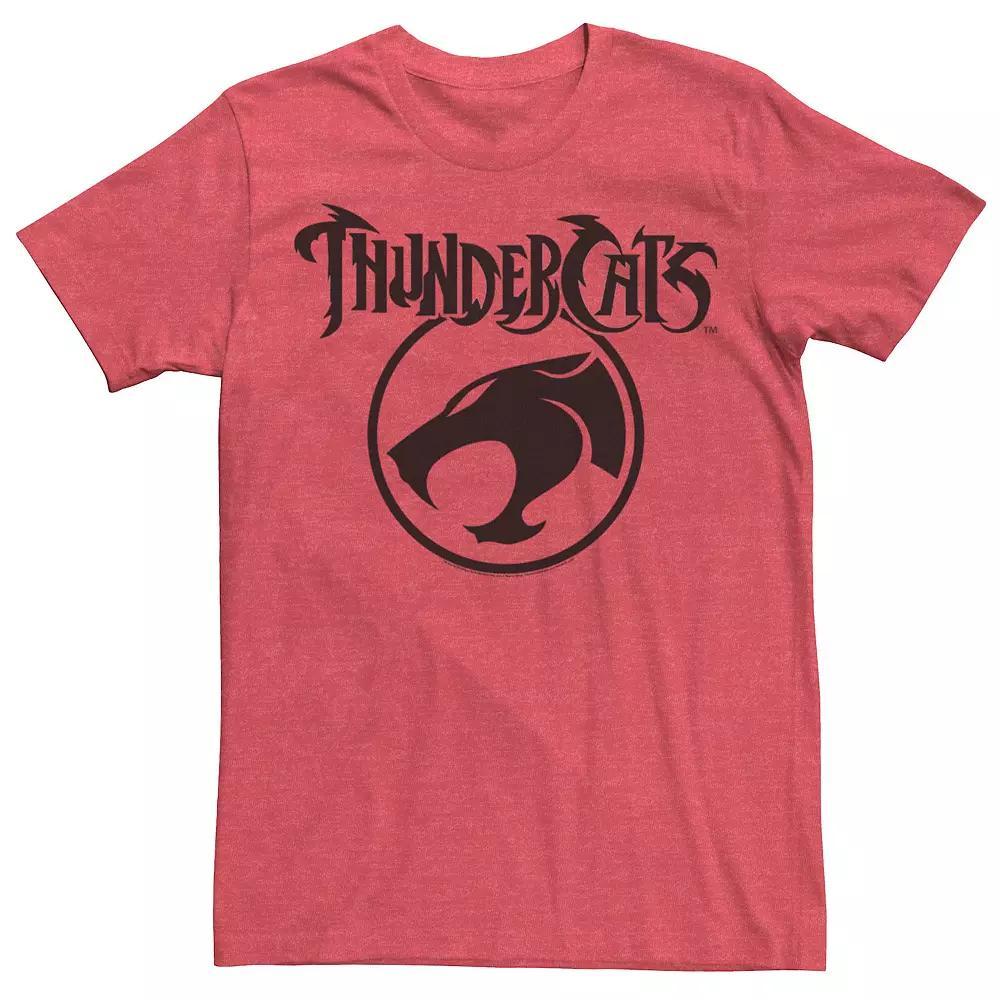 Men's ThunderCats Simple Circle Logo Tee, Size: Large, Red Grey Product Image