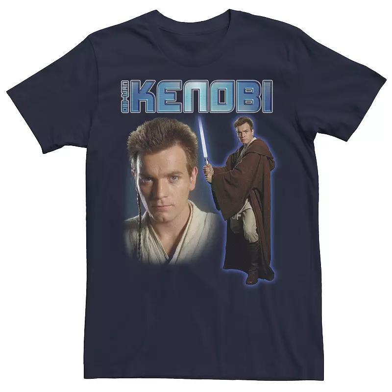 Men's Star Wars Obi-Wan Kenobi Tee, Size: Medium, Blue Product Image