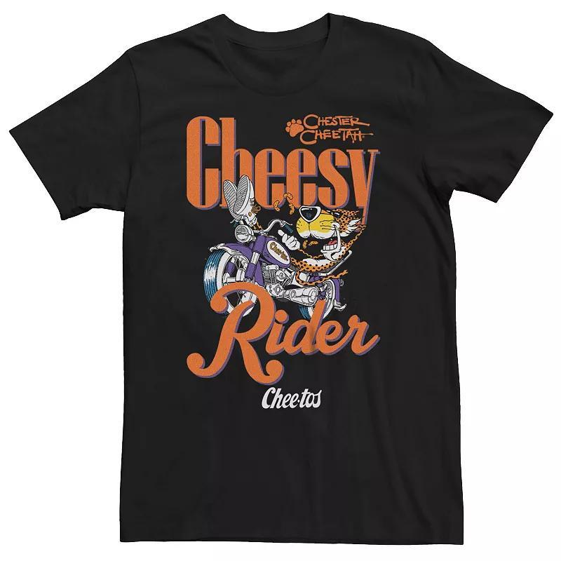 Big & Tall Chester Cheetos Cheesy Rider Tee, Men's, Size: XL Tall, Black Product Image