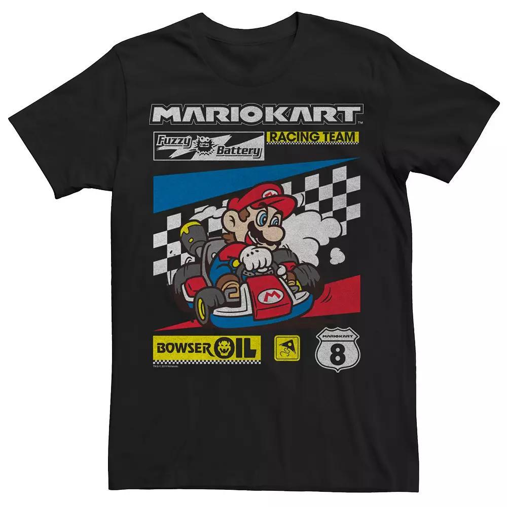 Men's Mario Kart Retro Poster Ad Style Tee,  Product Image