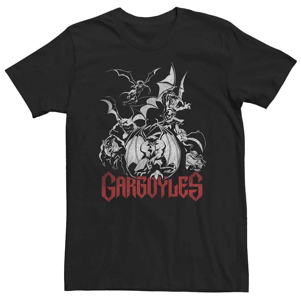 Big & Tall Gargoyles Group Shot Stamp Tee, Men's,  Product Image