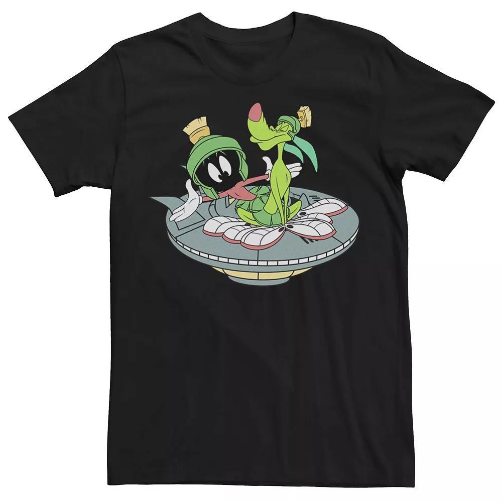 Men's Looney Tunes Marvin The Martian Space Poster Group Shot Tee,  Product Image