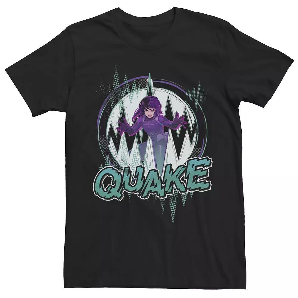 Men's Marvel Rising Secret Warriors Quake Action Pose Logo Tee,  Product Image