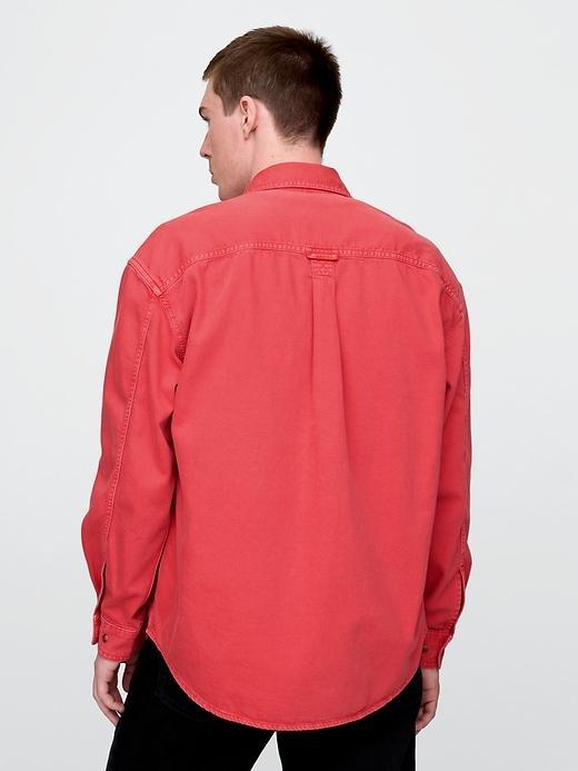 UltraSoft Denim Big Shirt Product Image