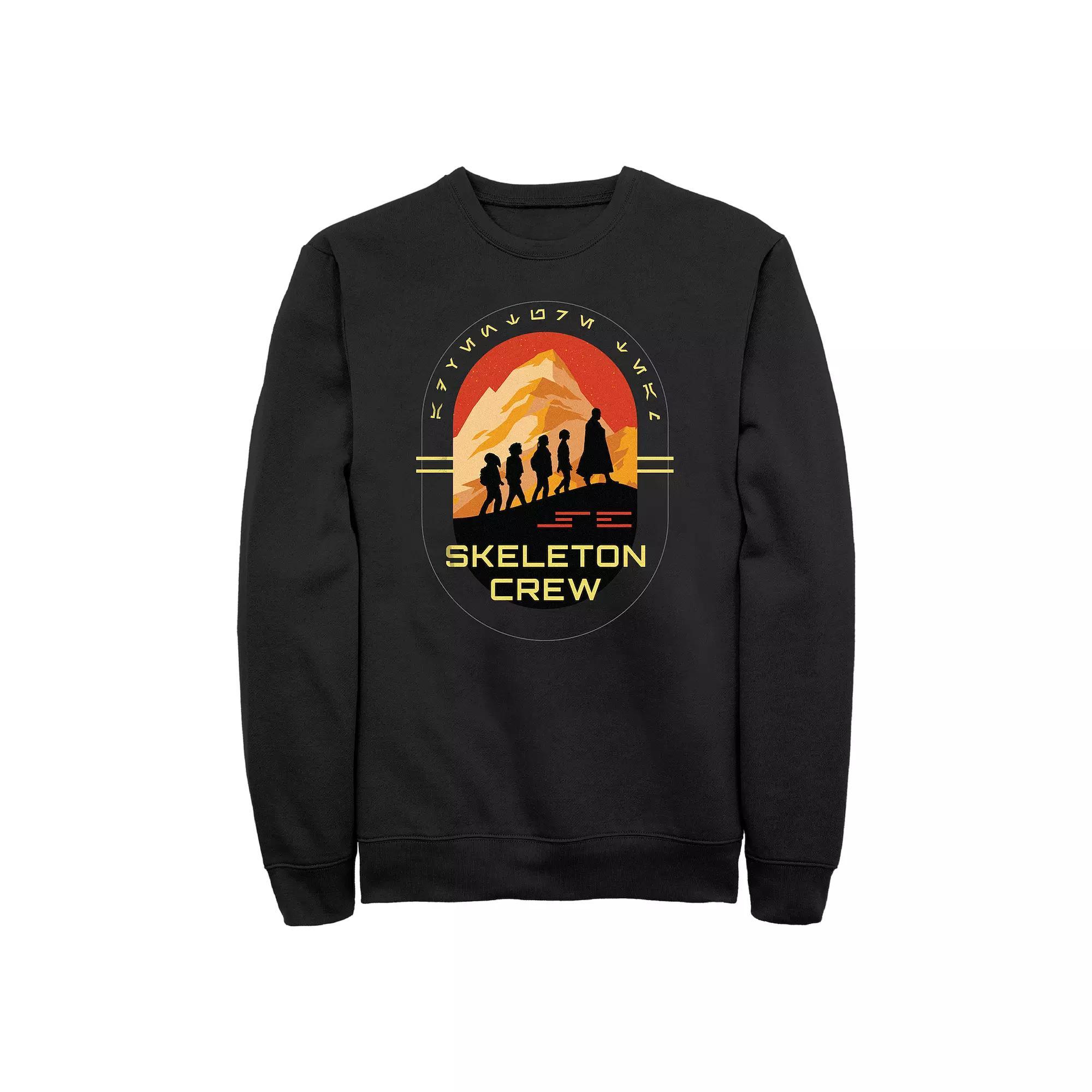 Men's Star Wars Skeleton Crew Walking Silhouettes Fleece Sweatshirt,  Product Image