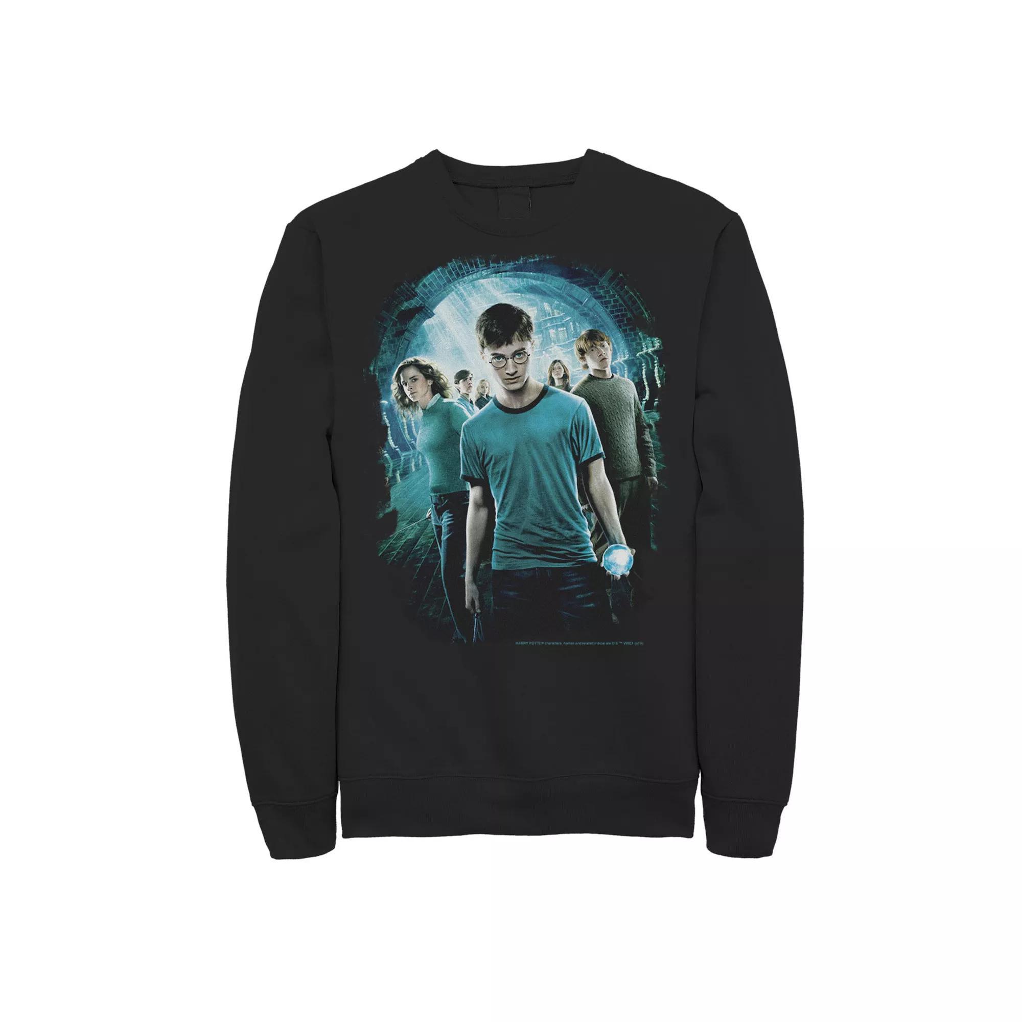 Men's Harry Potter Department Of Mysteries Group Shot Fleece Graphic Pullover,  Product Image