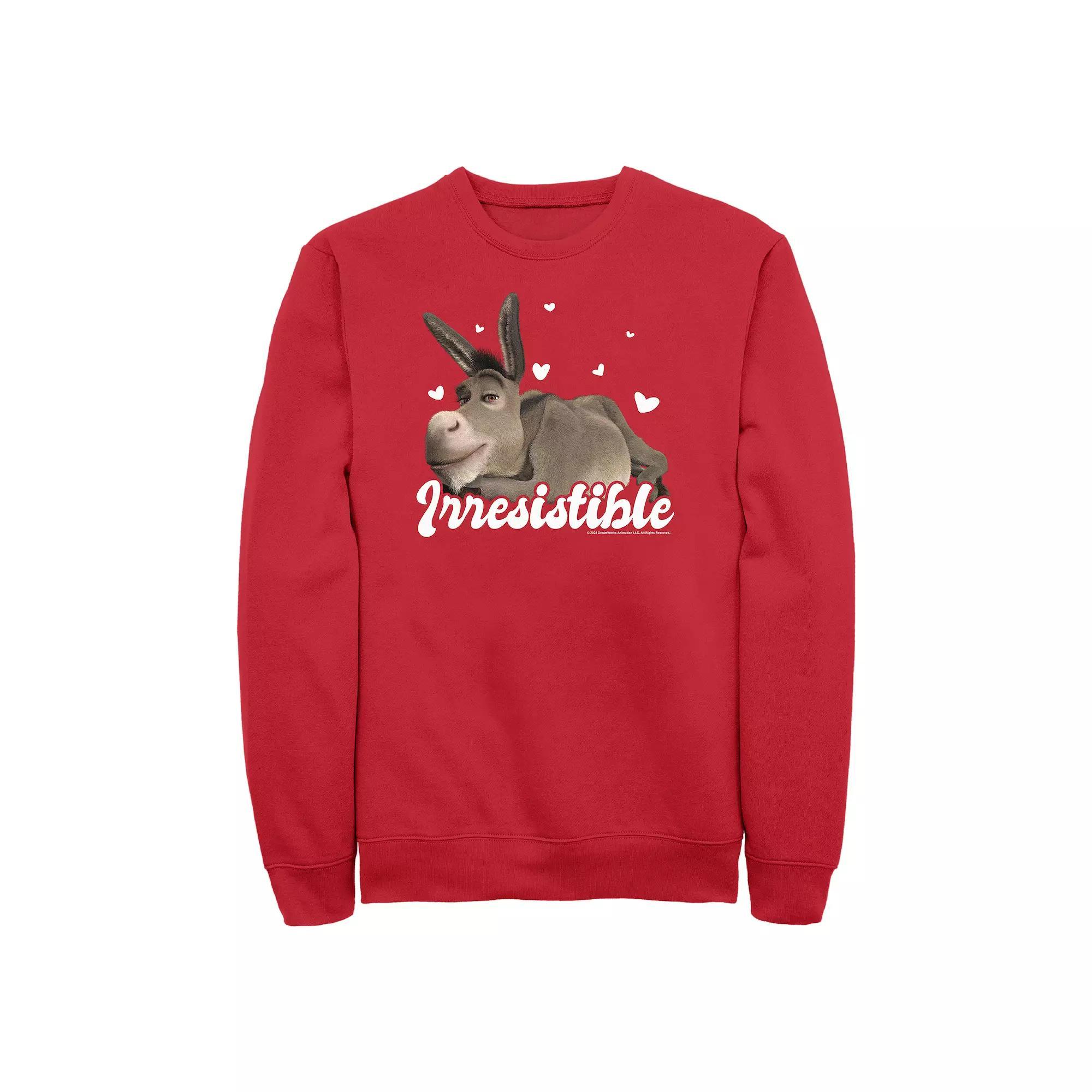 Men's Shrek Irresistible Donkey Graphic Fleece,  Product Image