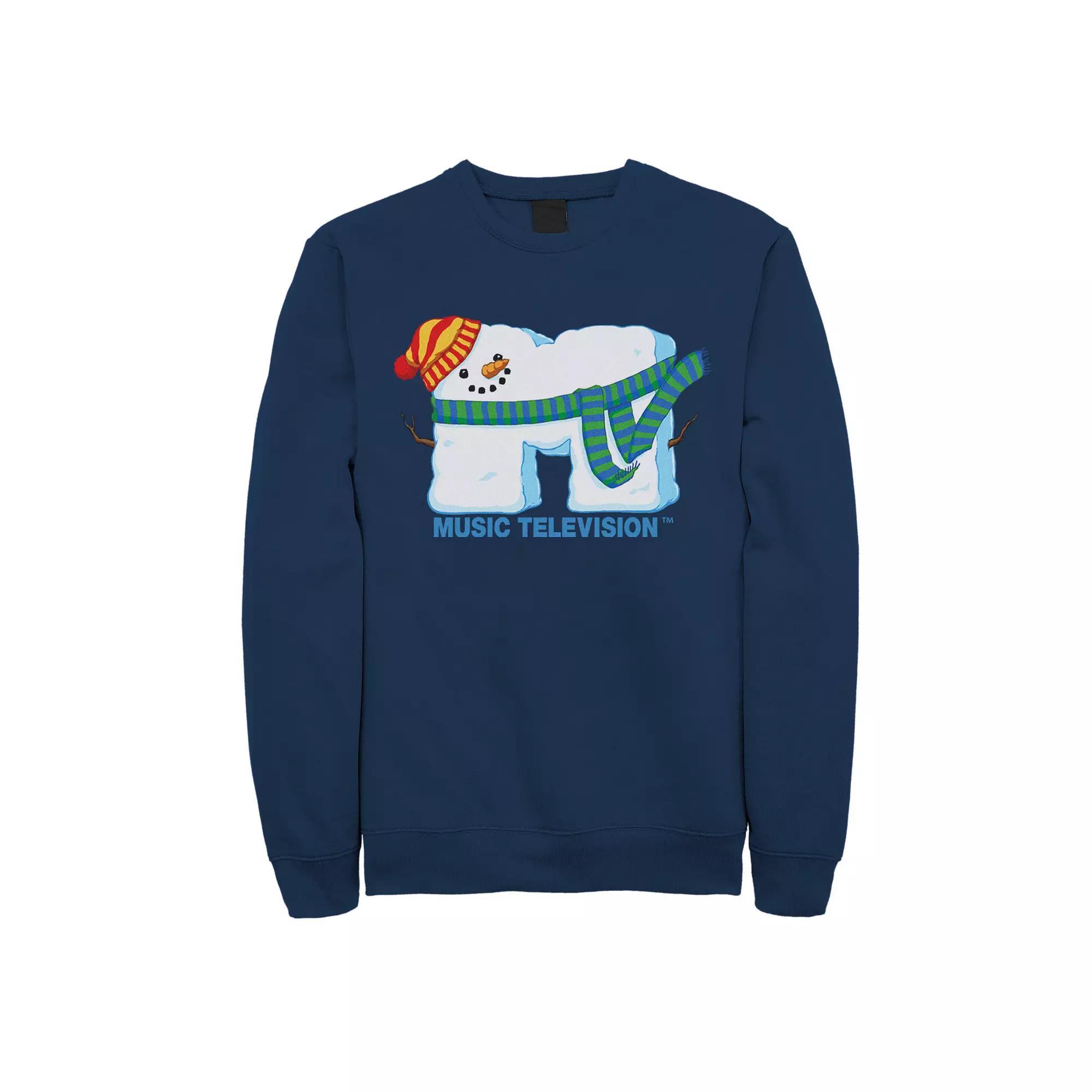 Men's MTV Snowman Logo Sweatshirt,  Product Image