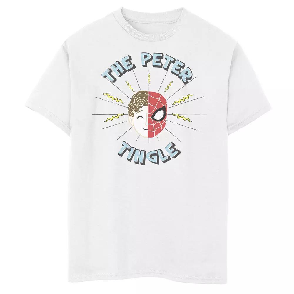 Boys 6-20 Marvel Spider-Man Far From Home The Peter Tingle Head Shot Graphic Tee, Boy's,  Product Image