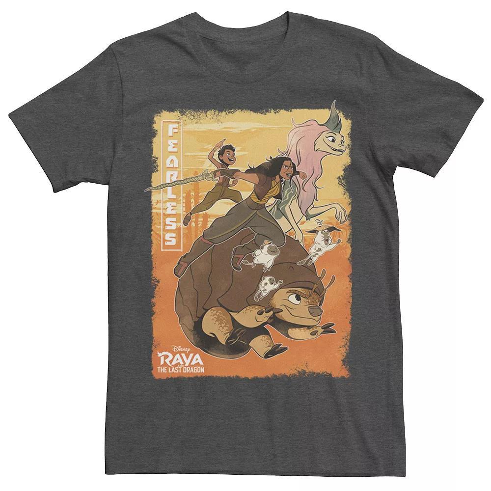 Disney's Raya And The Last Dragon Men's Group Shot Fearless Poster Tee,  Product Image
