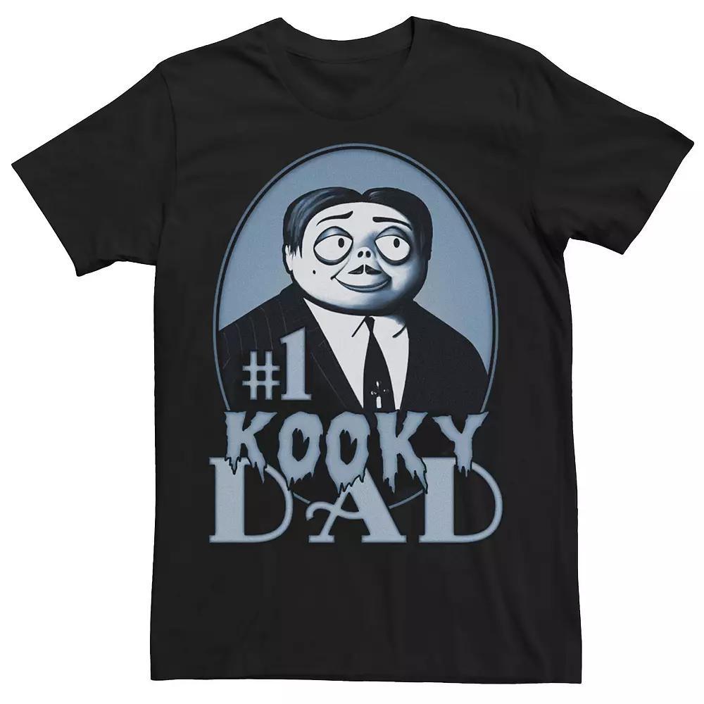 Men's The Addams Family Father's Day Gomez Number One Kooky Dad Tee, Size: XXL, Black Product Image