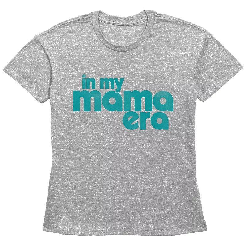 Women's In My Mama Era Basic Fit Graphic Tee, Size: XS, Black Product Image