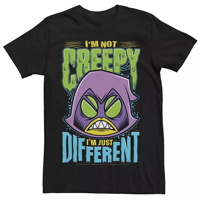 Mens DC Comics Teen Titans Go! Im Not Creepy Im Just Different Tee Product Image