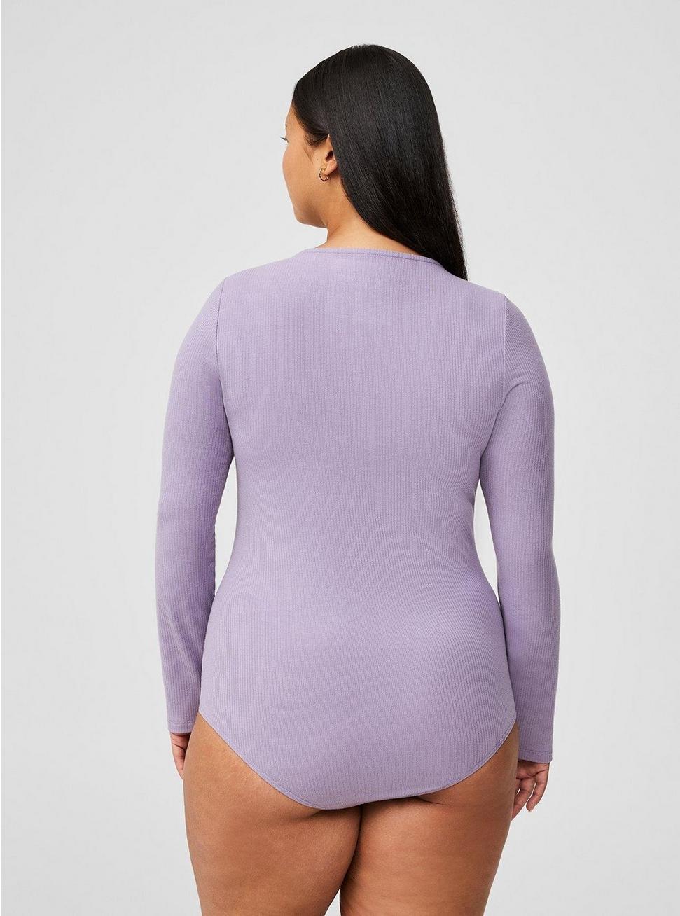 Ribbed Square Neck Bodysuit Product Image