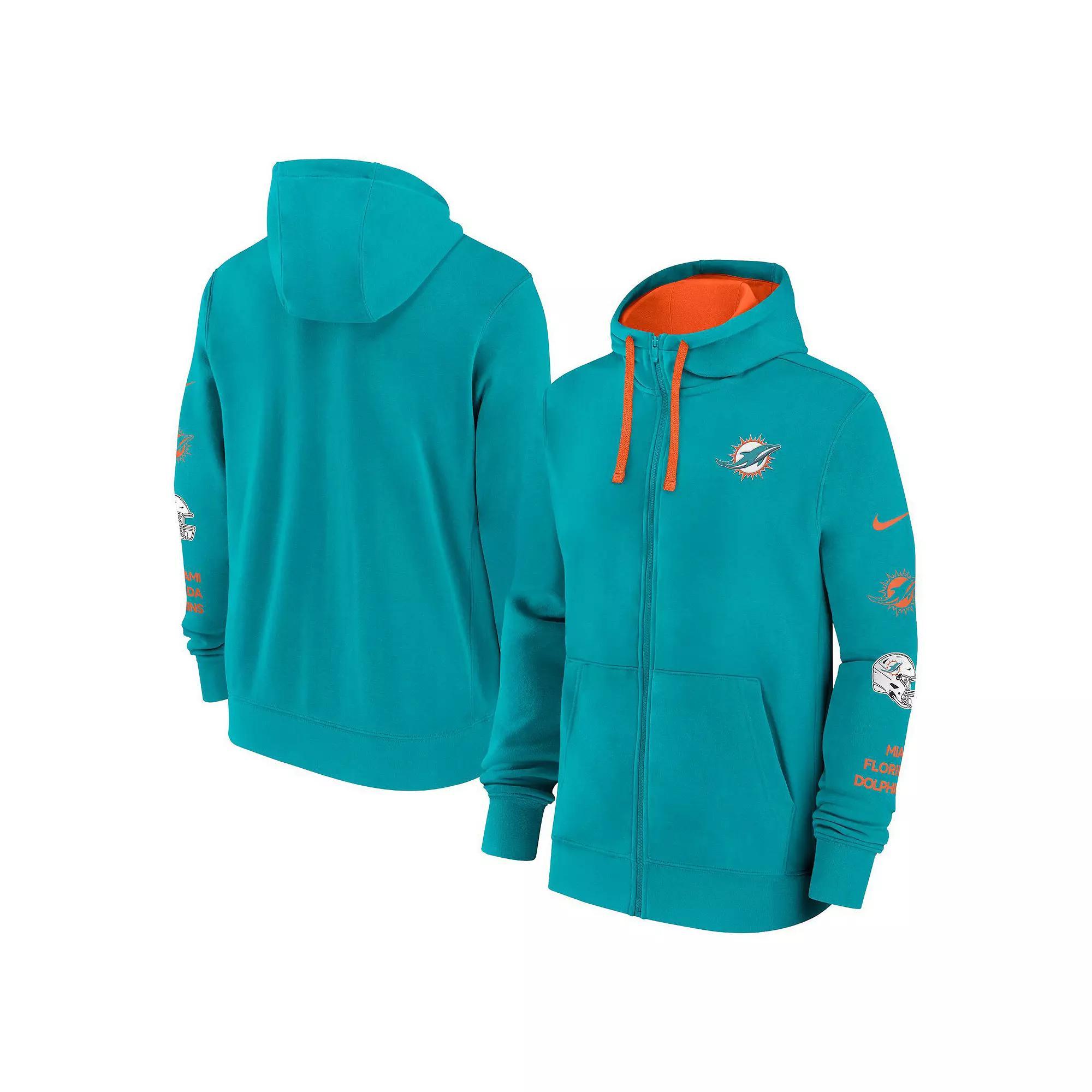 Men's Nike Black Jacksonville Jaguars Club Full-Zip Hoodie Jacket,  Product Image